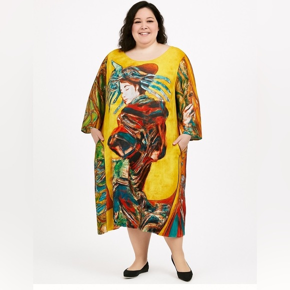 no brand Dresses & Skirts - Bold Geisha Graphic Tunic – Size 4X (New Without Tags)